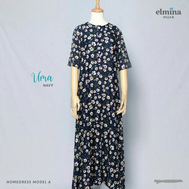 Homedress / Daster Uma Katun Rayon by Elmina Hijab