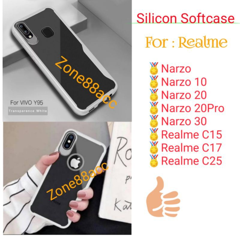 Case Realme Narzo 10 20 20pro 30 Silicon Softcase Silikon Casing Cover Softshell Focus