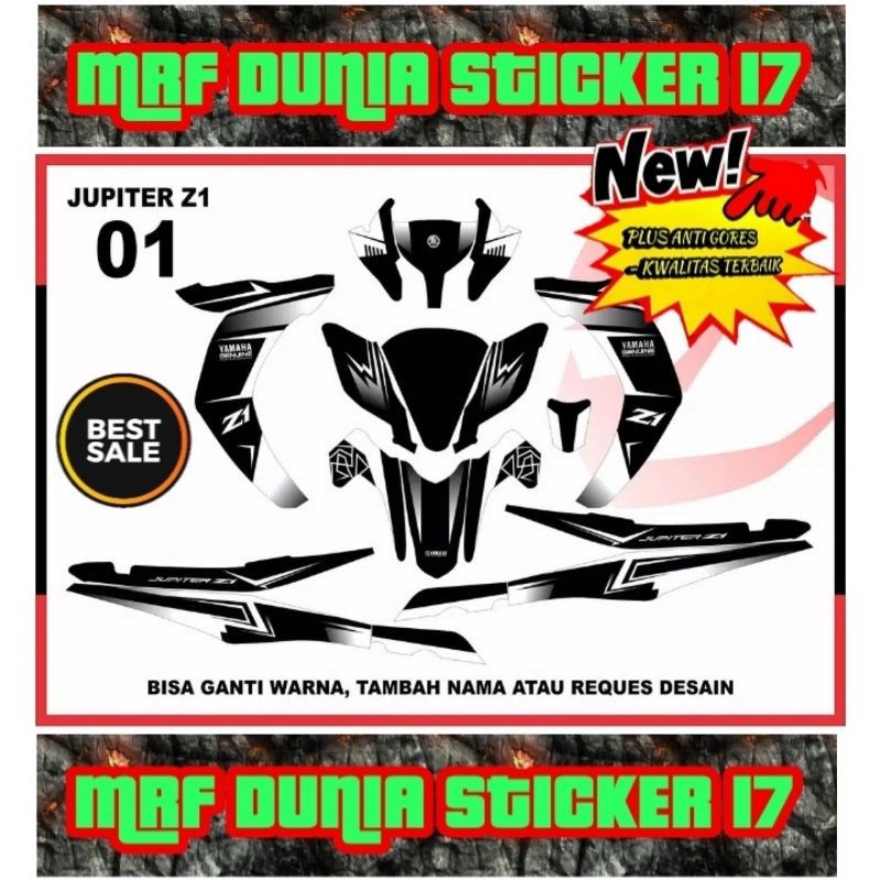 Sticker decal Jupiter Z1 Full Body Striping Jupiter Z1 Sticker Jupiter Z1 Sticker Jupiter Z1 01
