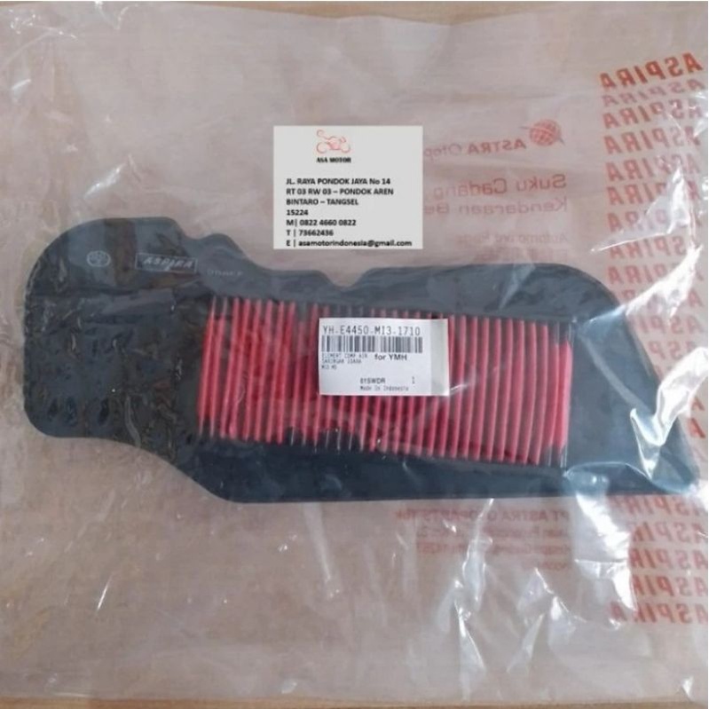 SARINGAN/FILTER UDARA ASPIRA UNTUK MOTOR YAMAHA MIO M3
