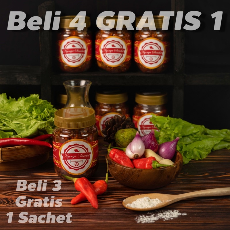 

Sambel Teri Nyonya sambel 120gr / Sambal