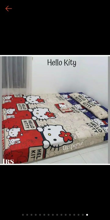 Seprei Bunga!!! Sprei Homemade Leaf Garden/ Sprei Sweet Shabby/ Rainbow Spring Homemade(120,160,180)