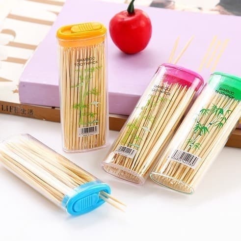 Tusuk Gigi Travel Portable / Bamboo Travel Dental Toothpick