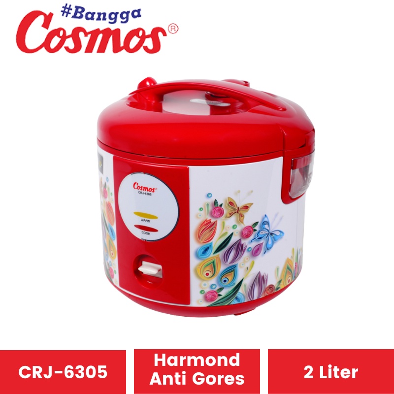 Magic Com Cosmos CRJ-6305 Kapasitas 2 Liter | Rice Cooker Megiccom Mejikom Mejicom Magicom