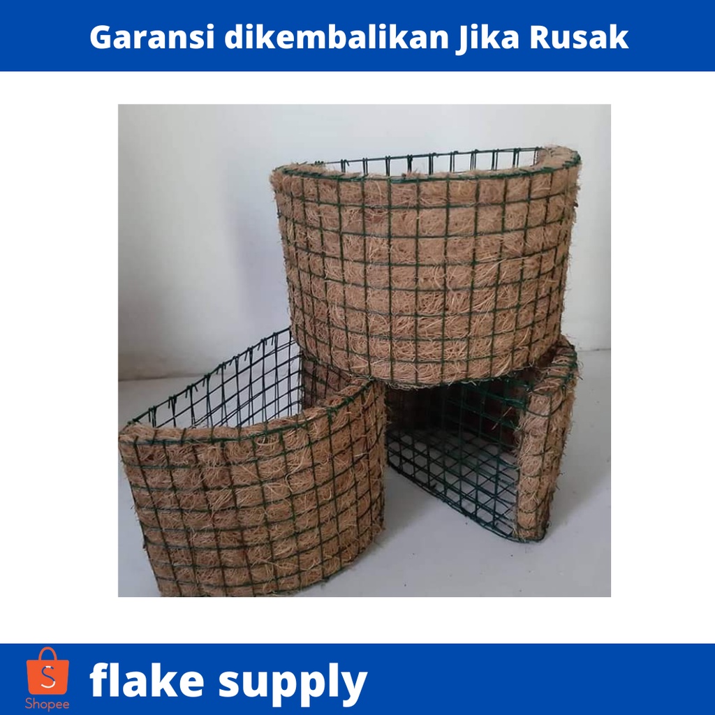 Pot Tempel Sabut Kelapa Murah Besar Pot Tempel Anggrek Pot dari Sabut Kelapa