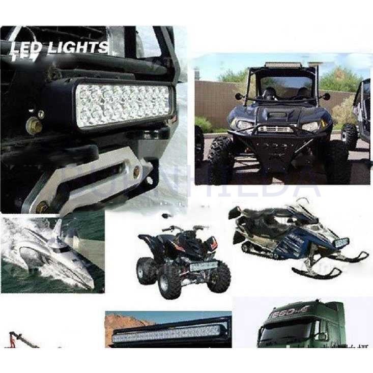 Lampu LED Headlight Mobil Offroad 18W 1260 Lumens - C18-ES mobil motor burnhilda