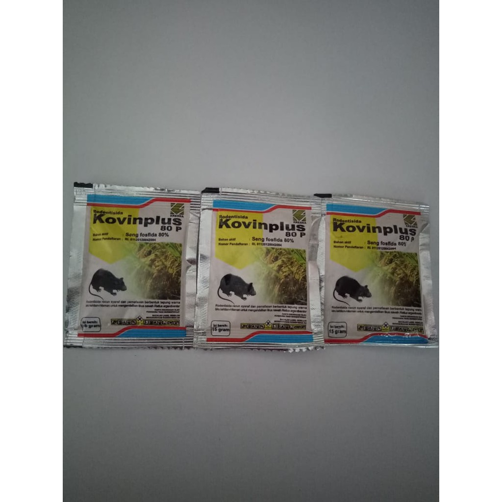 racun tikus rodentisida kovinplus 80p