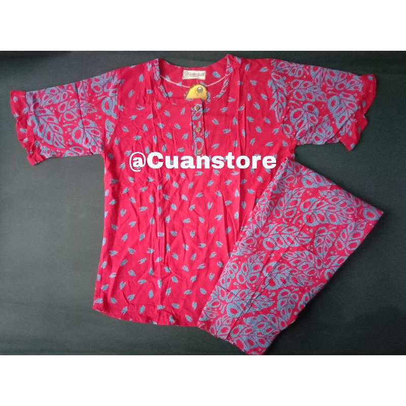 Setelan celana panjang baju tidur by Qonita batik