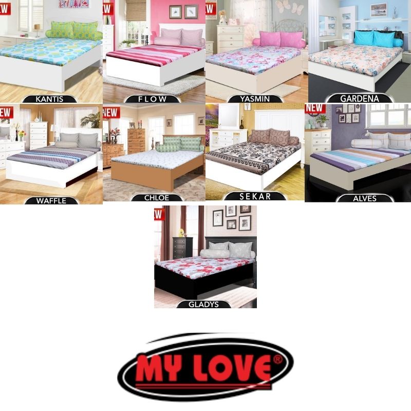 RC SPREI NEW MY LOVE UKURAN KING 180x200