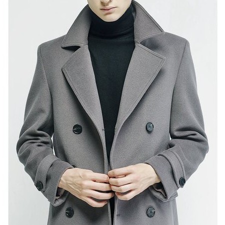 COAT PRIA BLAZER JAS WINTER OUTWEAR Jaket Korea Style Untuk Pria - Kancing Ganda- Ready Bigsize