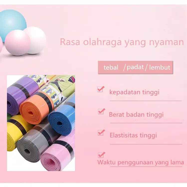 Matras Yoga Mat / Matras Olahraga / Karpet Yoga / Yoga Matt Anti Slip yogamat karpet yoga