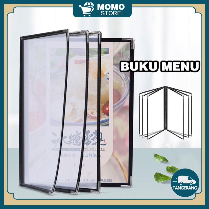 

Cover Pelindung Menu A4/Buku Menu Isi Plastik / Transparan A4 Buku Menu Restoran Kulit Cover Pelindung Menu Cover Menu Sampul Buku