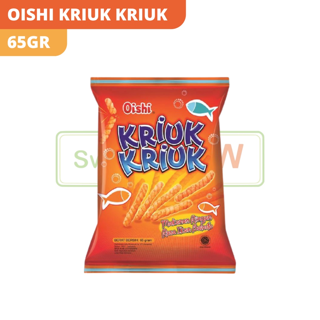 

OISHI KRIUK KRIUK RASA IKAN BALADO 65GR