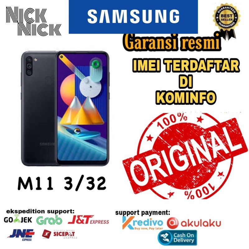 PROMO Cuci Gudang HP Samsung M11 3/32 Garansi Sein Resmi