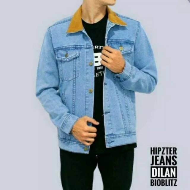 Jaket jeans dilan (tebal)