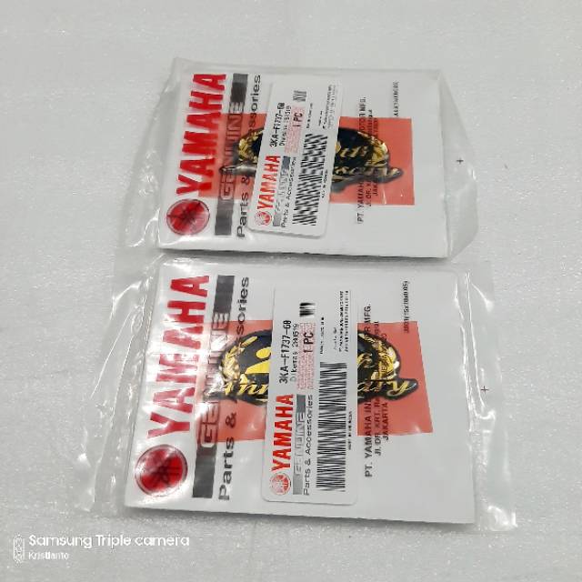 Emblem stiker box bok tutup aki rxking rx king se gold 2003 original harga 1 PCS