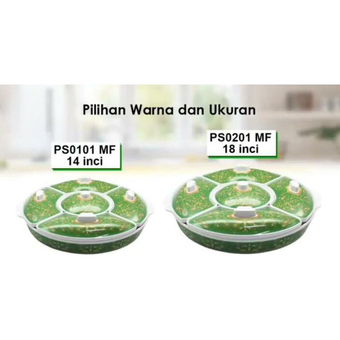 termurah PRASMANAN SET MELAMIN (MOTIF) DIAMETER 45CM I PRASMANAN MELAMIN GOLDEN berkualitas