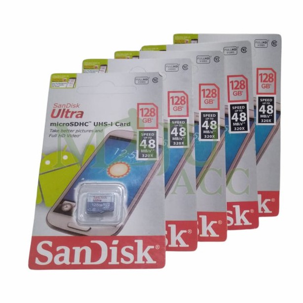 MEMORY CARD SANDISK//MMC SANDISK 2.4.8.16.32.64 128GB MURAH