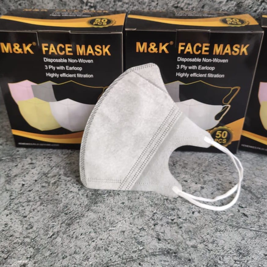 {NEW} Masker Duckbill Warna Medis 3ply Earloop Disposable Face Mask Duckbill Medical Grade Isi 50Pcs