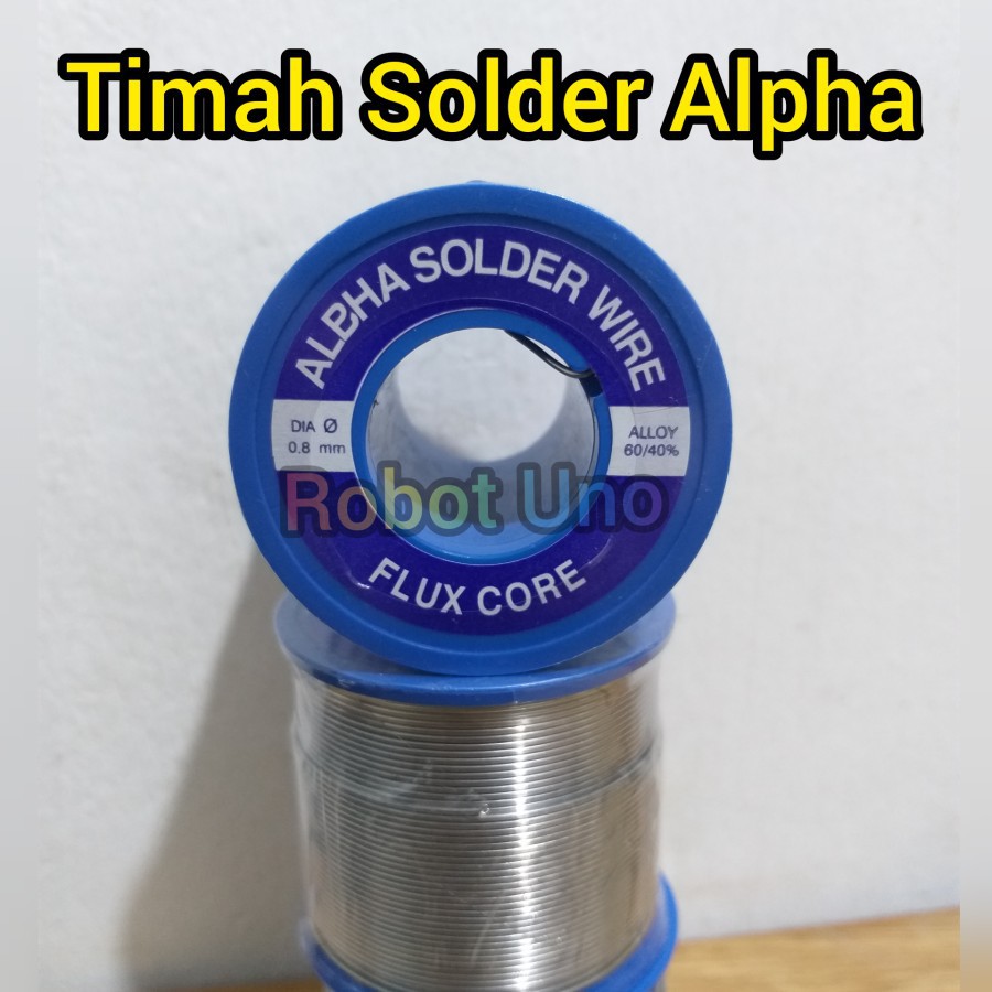 Timah Solder Alpha 0.8mm 60/40 Solder Timah