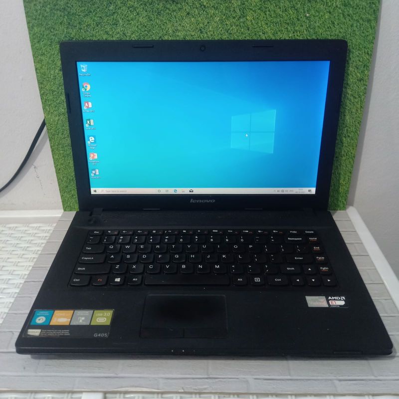 Laptop Lenovo G405, Amd E1-2100 Ram 4Gb HDD 320GB Vga Amd Radeon HD 8210 Layar 14 inch Full aplikasi ok