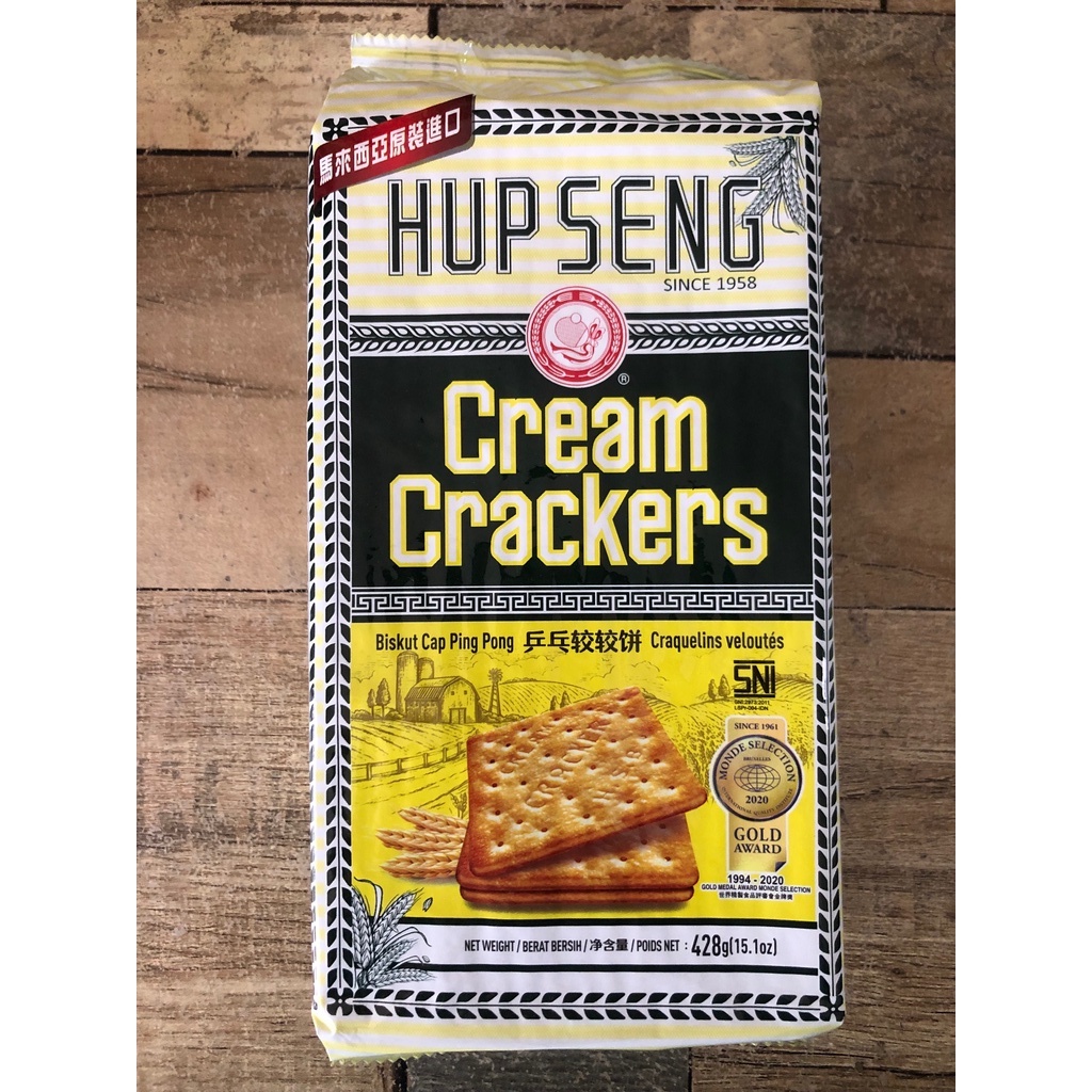 

Hupseng / Hup Seng Cream Crackers / Krekers Krim Cap Ping Pong 428gr