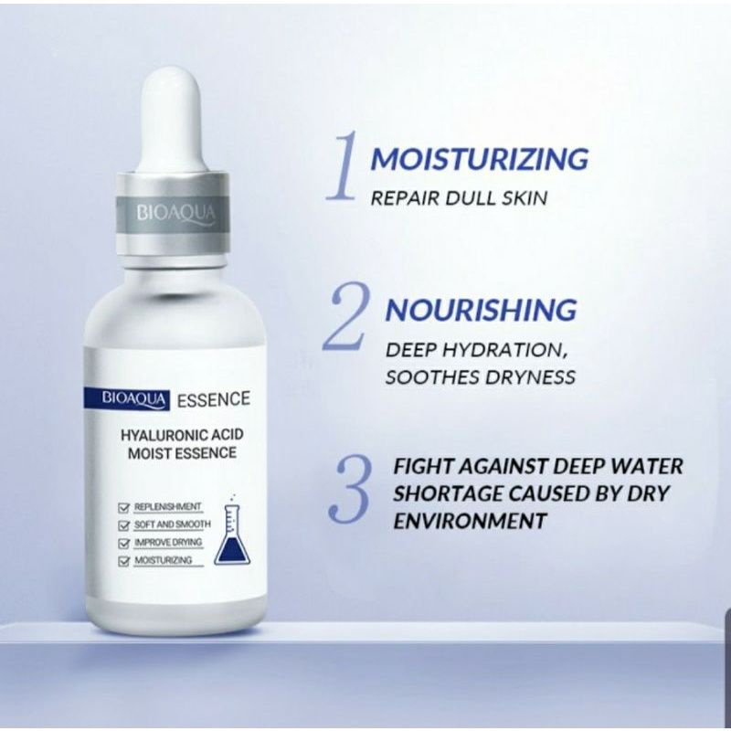 BIOAQUA Essence Moisturizing Serum 30ml Niacinamide/Hyaluronic /BPOM