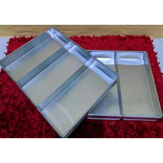 Loyang lapis surabaya/Loyang Brownies Sekat 3/loyang lapis sekat 3 UKURAN 22 X 30 CM