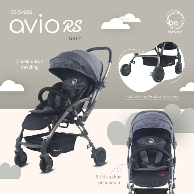 Babyelle Stroller kereta bayi AVIO RS terbaru S939 RS