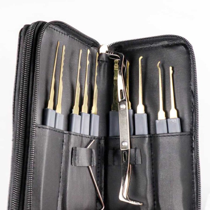 Set Alat Pembuka Gembok Pintu - 038 - Hitam