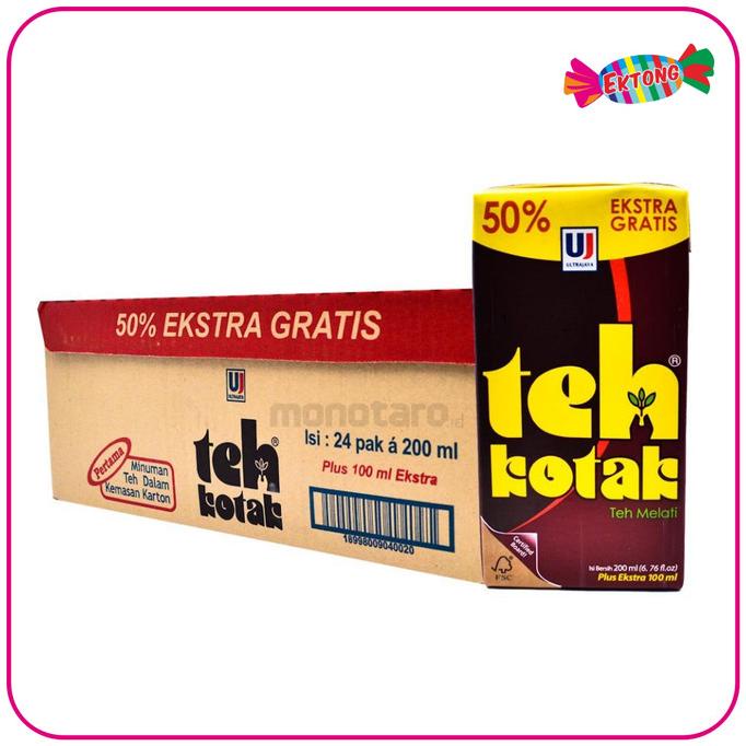 

[ COD ] TEH KOTAK 300ML ( 1 DUS ISI 24 PCS ) TERJAMIN Kode 883