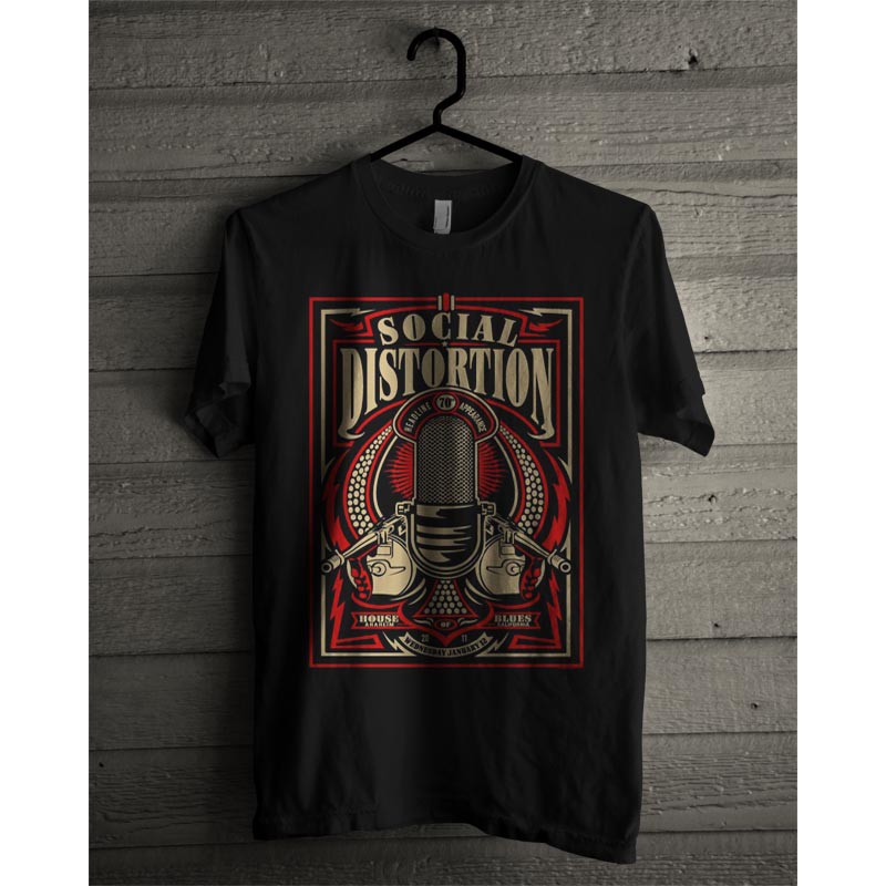 Kaos Musik Social Distortion Tshirt 04