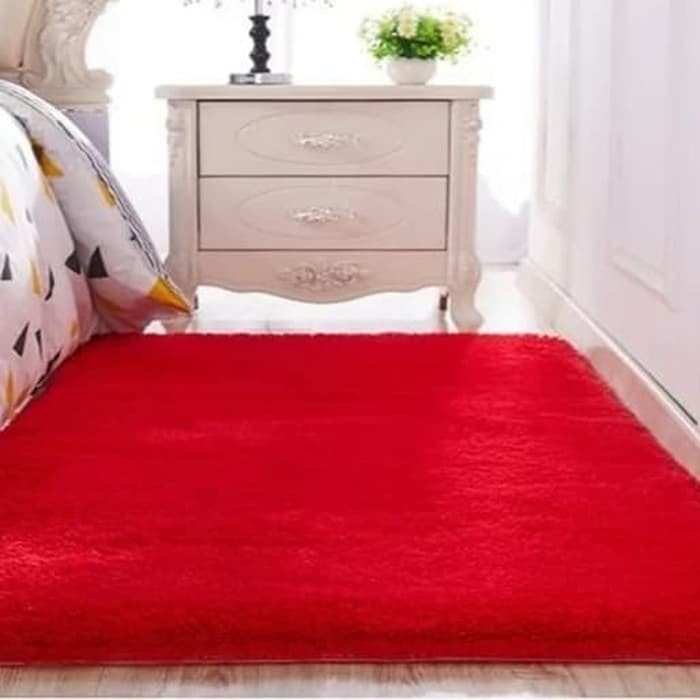 karpet bulu rasfur lapis busa