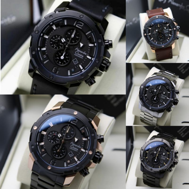 Jam Tangan Pria Alexandre Christie AC 6410/AC6410 Original