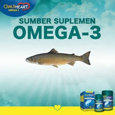 Omeheart Om3Heart Omega 3 30 Kapsul Suplemen Makanan Untuk Jantung Minyak Ikan Penurun Lemak Darah