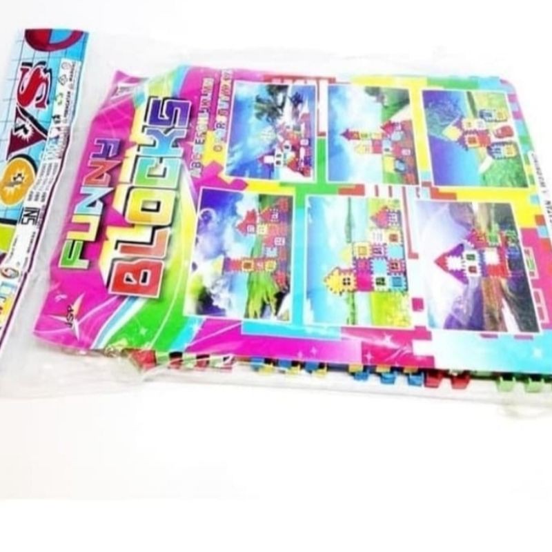 MAINAN PUZZLE BONGKAR PASANG RUMAH/ LEGO BLOCKS