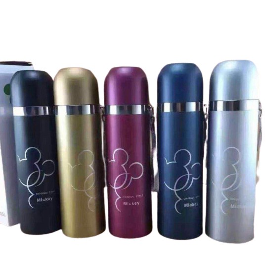 Termos Anak Murah Bening Karakter Transparan Cantik E4A6 Travel Viral Mini 500ml Es Botol Thermos St