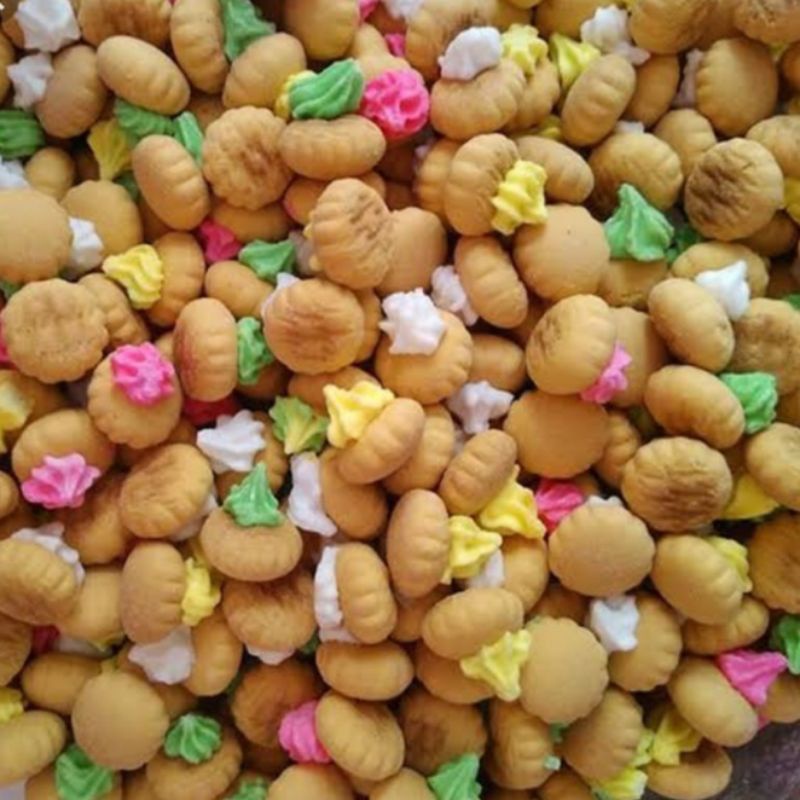 

GEMBROS MONAS WARNA WARNI KUE JADUL 500GR