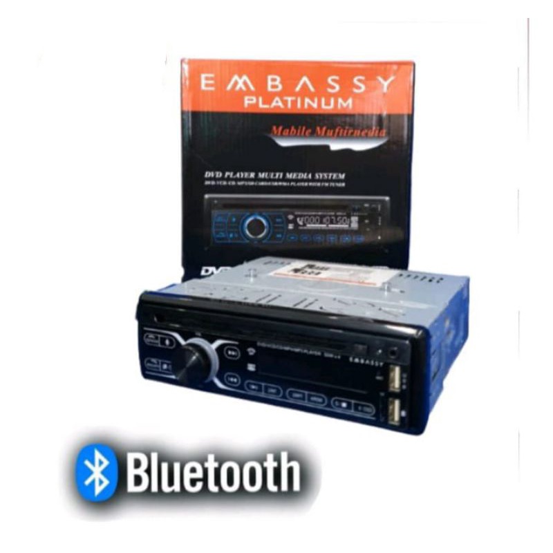 DVD Mobil Embassy DVD VCD CD MP3 MP4 Bluetooth Usb SD Radio Original