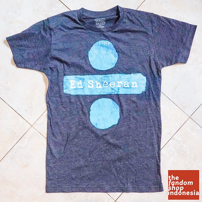 [READY STOCK] Kaos/T-Shirt Ed Sheeran Divide Tour Live in Jakarta OFFICIAL