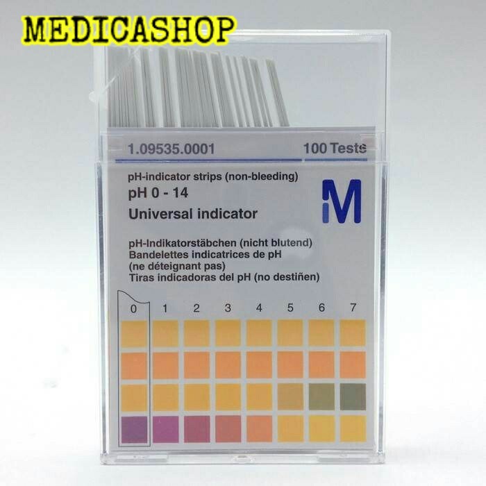 MERCK PH PAPER / KERTAS PH 0-14pH / Lakmus Made in German