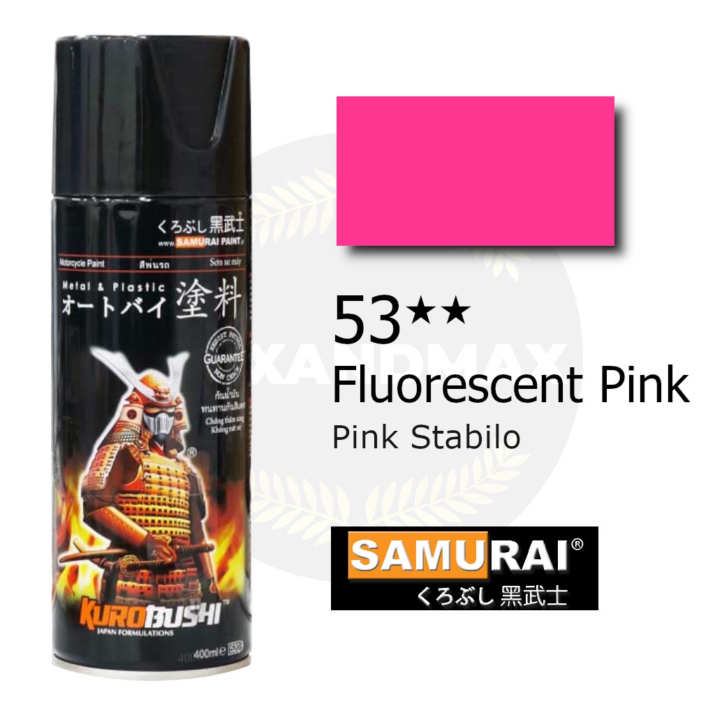 Samurai Paint Fluorescent Pink 53 Pink Stabilo 400 ml - Cat Semprot