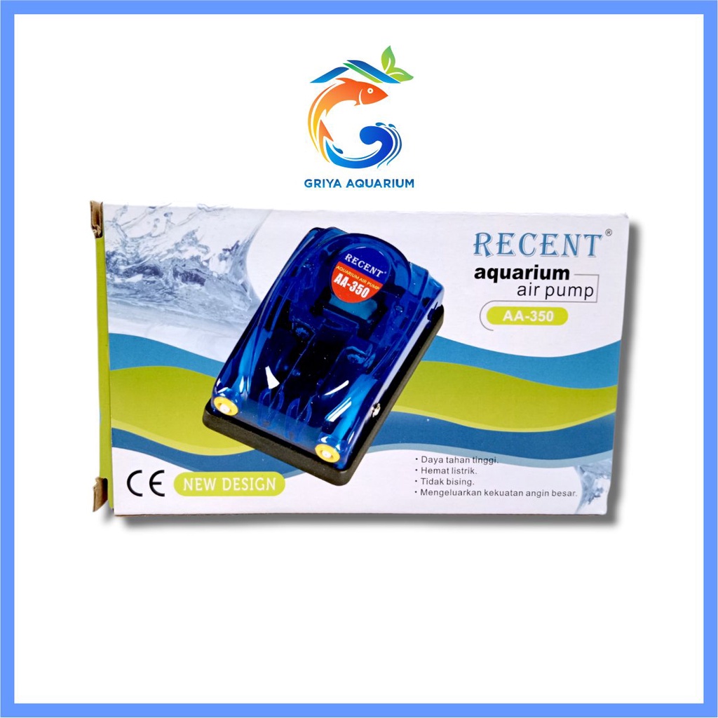 AERATOR 2 LUBANG / AIRPUMP / GELEMBUNG UDARA RECENT AA 350