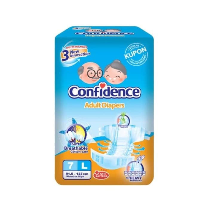 Confidence Premium L7 Popok Dewasa L 7 Diapers Pampers
