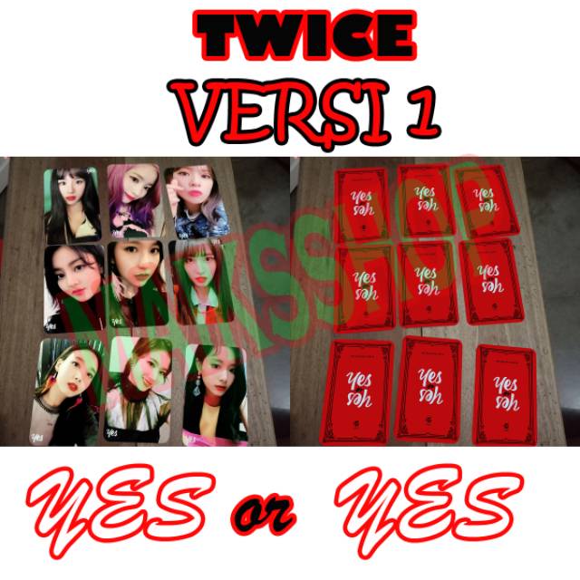 Twice Yes or Yes Photocard Kpop