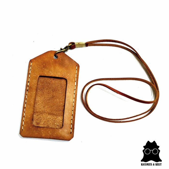 

Id Card - Id Card Holder Kulit Asli Handmade 2 Slot