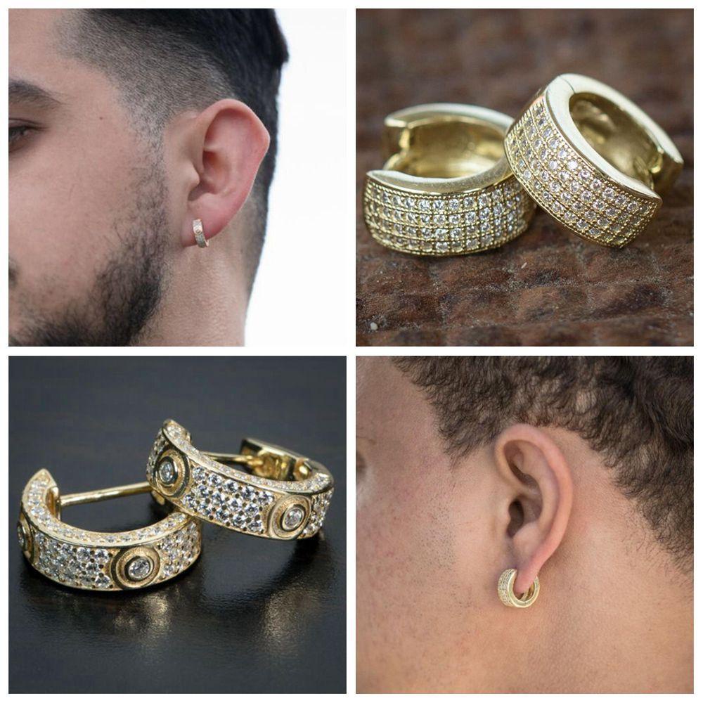 Preva Full Zirkon Anting Wanita Pria Helix Cartilage Tragus Cubic Zirconia Huggie Hoop Earring Hoop Menjuntai Ear Stud