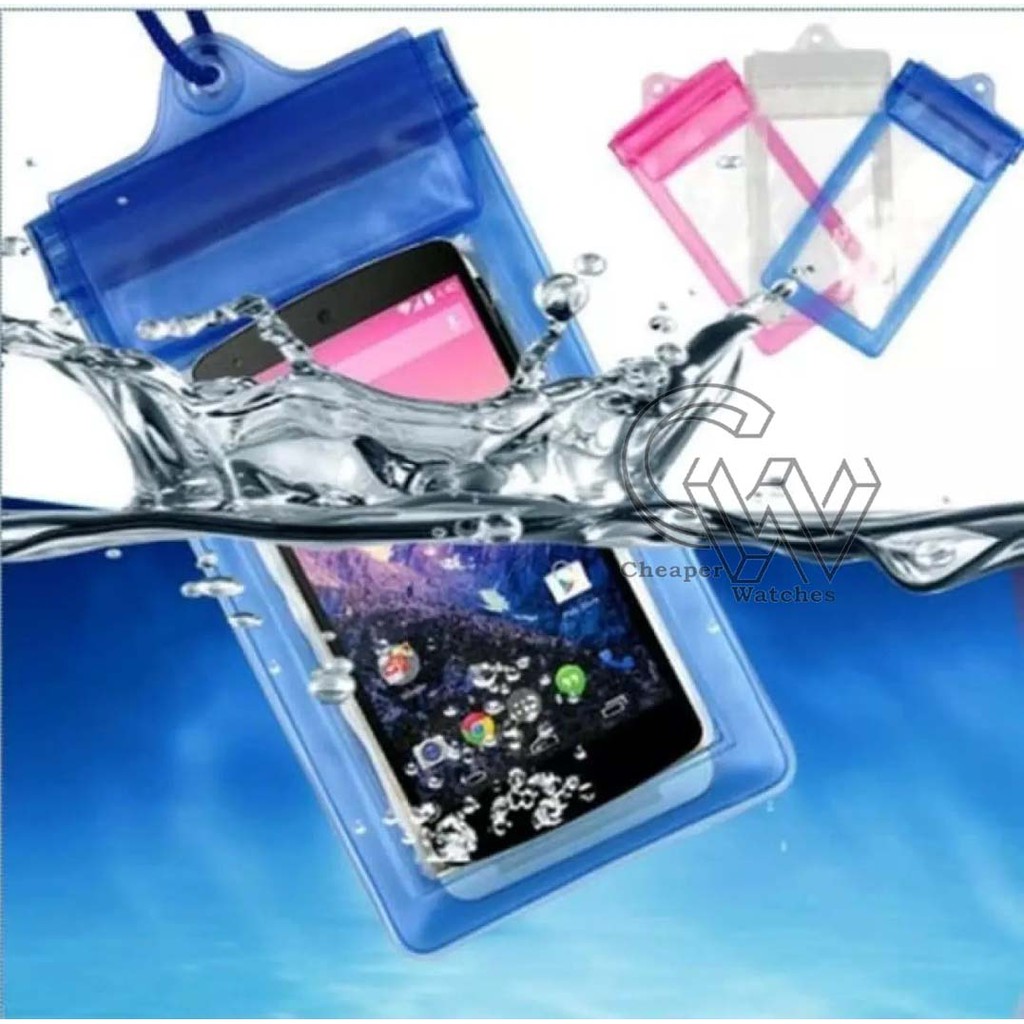 Cheaper-Kantong Pelindung HP Anti Air Hujan Berenang Sarung Phone Waterproof Bag Cas Pouch