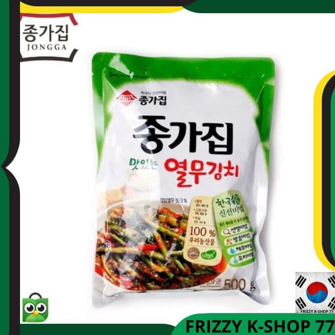 

TERPOPULER MAKANAN KOREA/KIMCHI KOREA HALAL INSTAN JONGGAJIB YEOLMU KIMCHI 500 GR MURAH