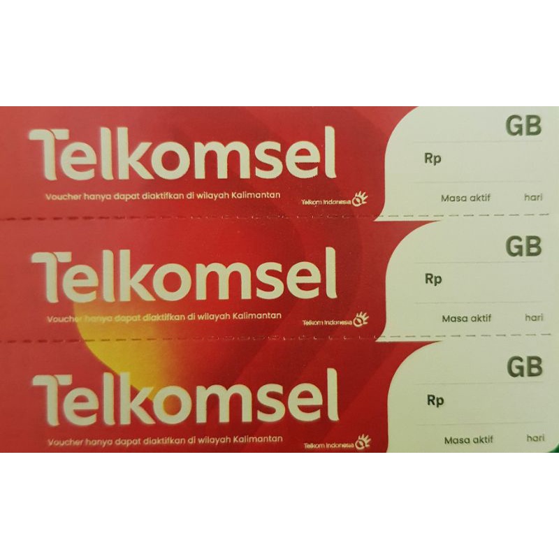 voucher kosong telkomsel kalimantan